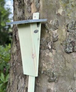 Houten nestkast Arbor met verzinkt metalen dak – The Bird Family