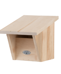 Roodborst Comfort Nestkast met isolerende wanden en schuin dak – The Bird Family