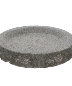 Granieten vogelbad – rond, groot (37 cm)
