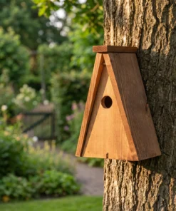 Nestkast pimpelmees in de tuin – The Bird Family