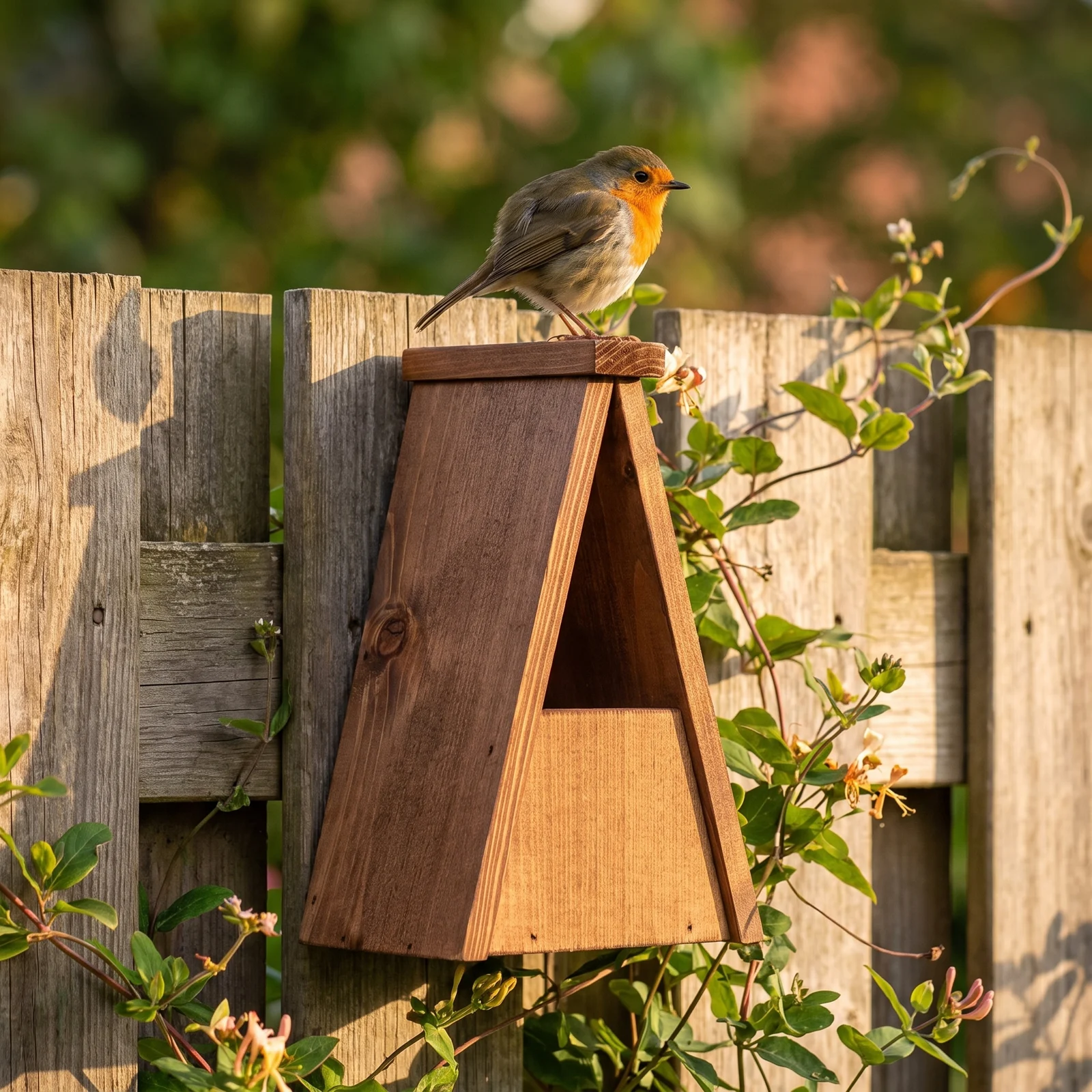 Roodborst bij nestkast roodborst – The Bird Family