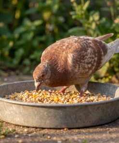Postduif eet duivenvoer kweek en vlieg – The Bird Family