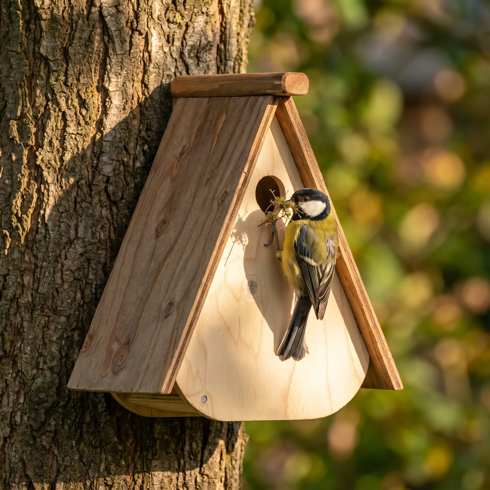 Koolmees bij nestkast Buitengewoon – The Bird Family
