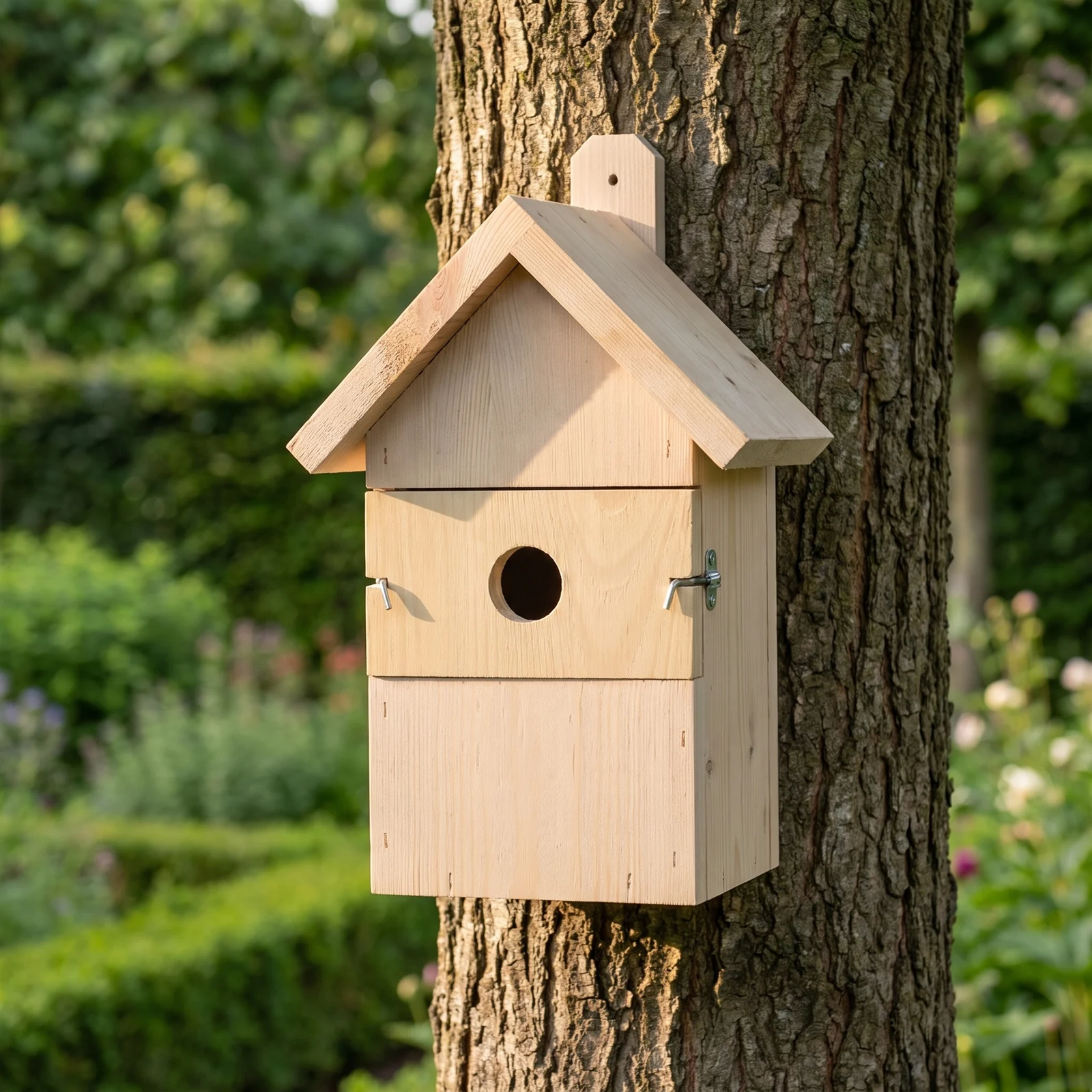 Nestkast Lotus in de tuin – The Bird Family