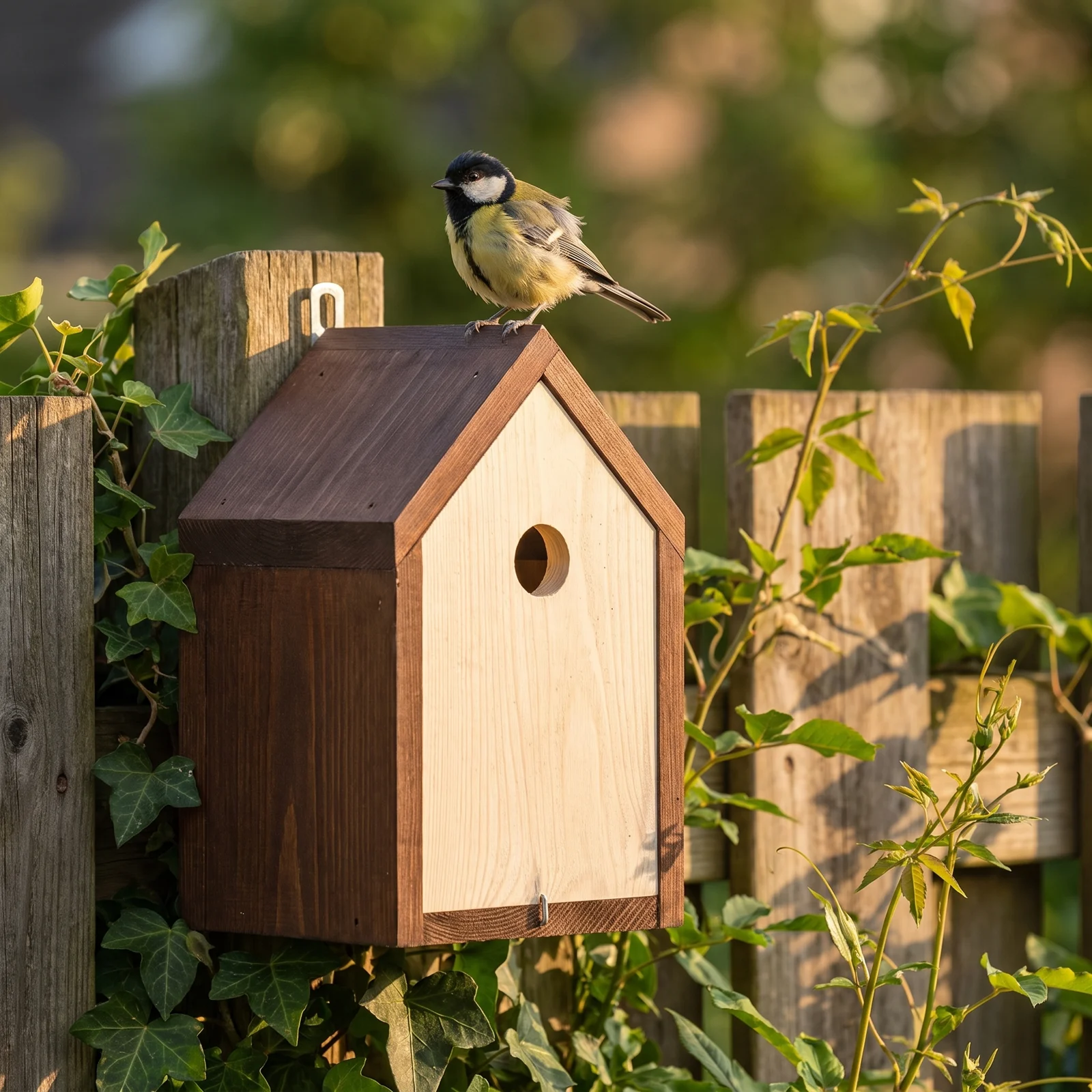 Koolmees bij nestkast Nutan – The Bird Family