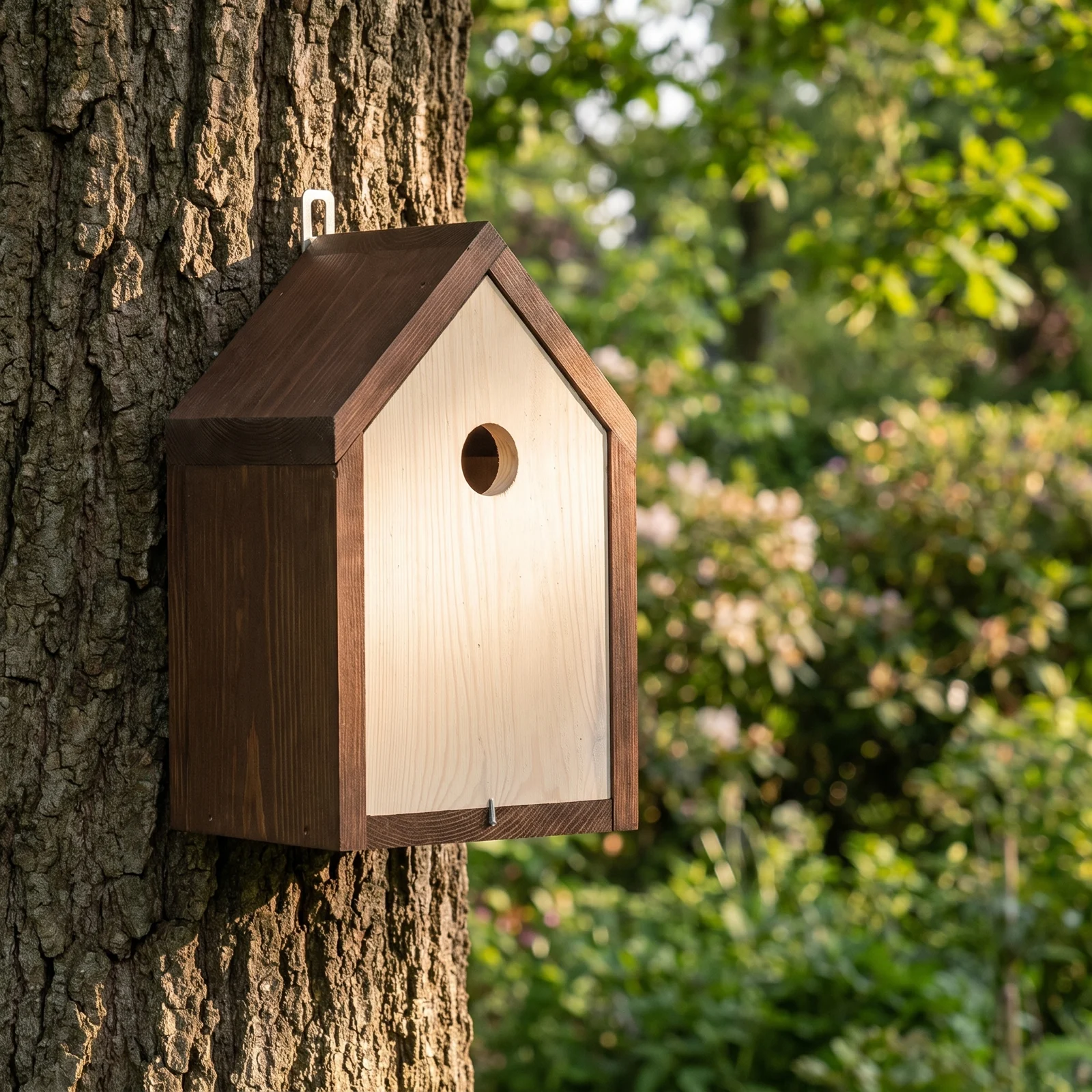 Nestkast Nutan in de tuin – The Bird Family