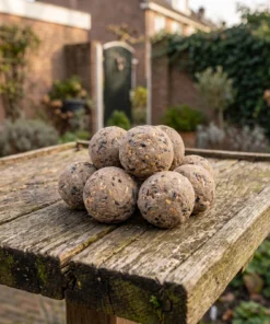Vetbollen zonnepit premium in de tuin – The Bird Family
